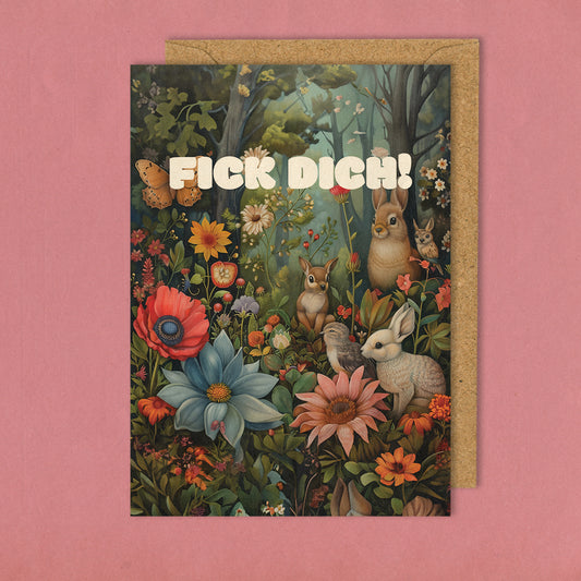 Fick Dich - Grußkarte 10,5 x 14,8 cm