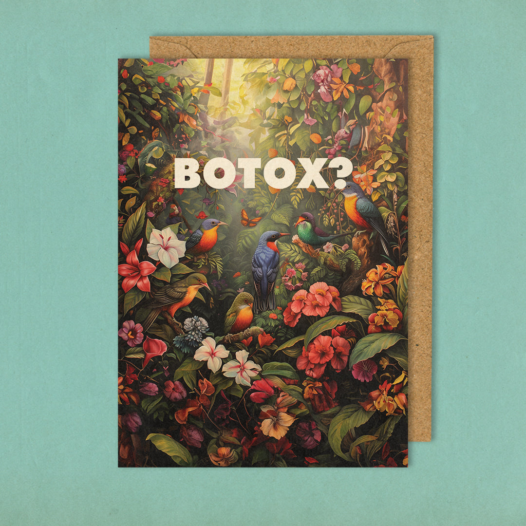 Botox? - Grußkarte 10,5 x 14,8 cm