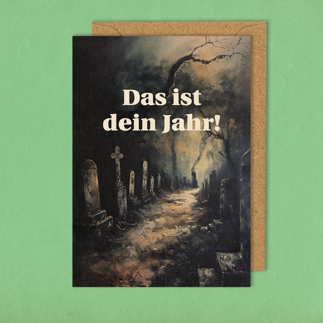 Das ist dein Jahr - Grußkarte 10,5 x 14,8 cm