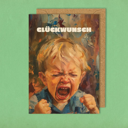 Glückwunsch - Grußkarte 10,5 x 14,8 cm